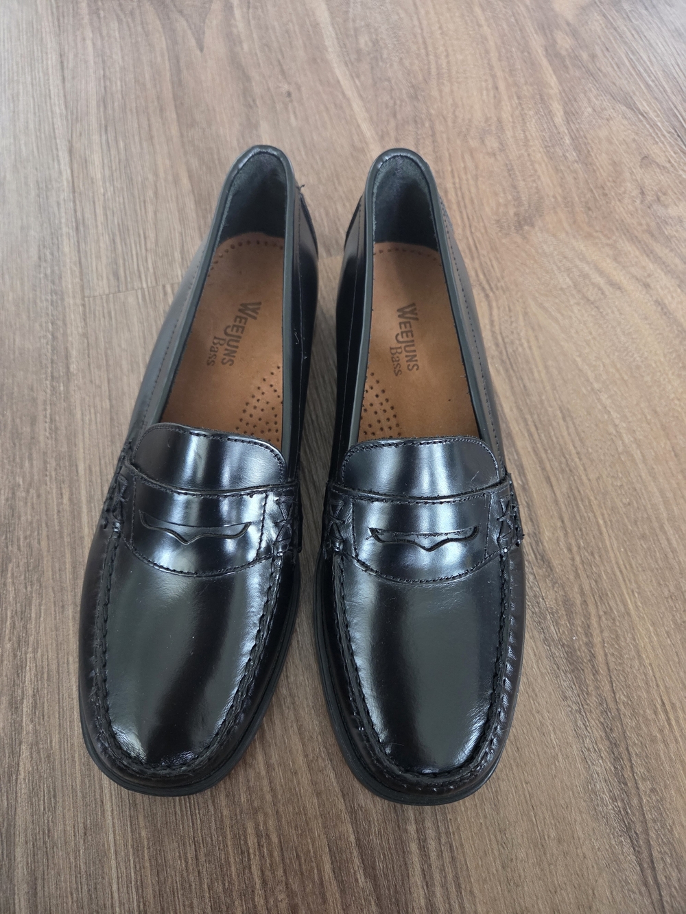 G.H. Bass & Co. Black Leather Penny Loafers